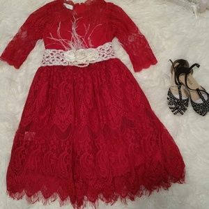 Dress sz.7 with sash
